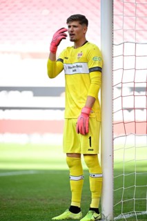 Goalkeeper Gregor Kobel VfB Stuttgart Gesture