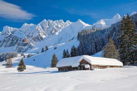 Alpstein massif with Saentis
