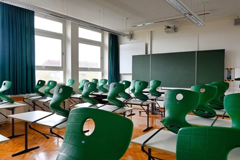 Empty classroom