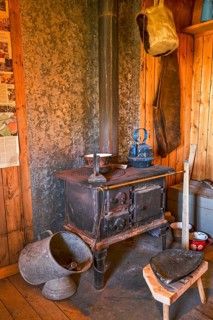 Historic wood-burning stove