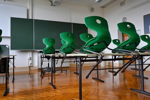 Empty classroom