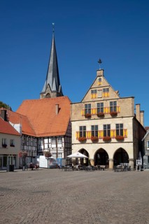 Parish church St. Christophorus and old town hall