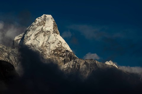 Ama Dablam 6812 m in the evening light