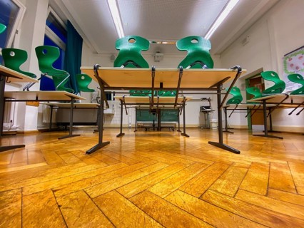 Empty classroom