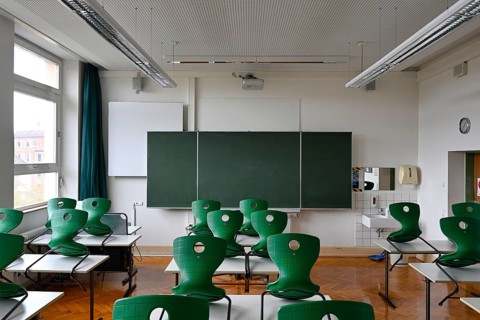 Empty classroom