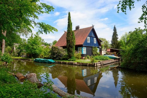 Pike moat and residential house