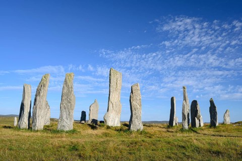 Megalithic stone formation Callanish Standing Stones