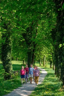 Group hiking
