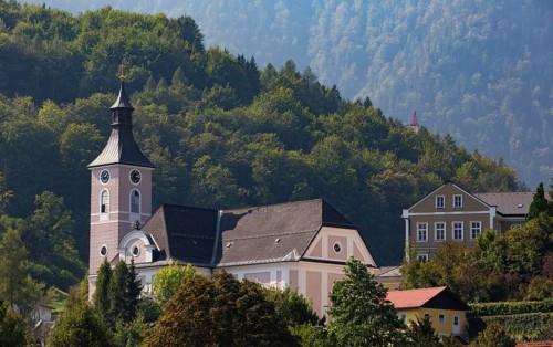 Parish church Ebensee am Lake Traun