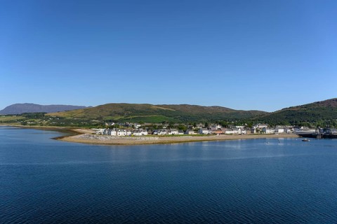The fishing village of Ullapool on Loch Broom