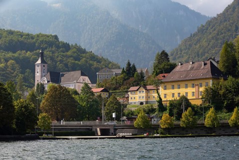 Parish church Ebensee am Lake Traun