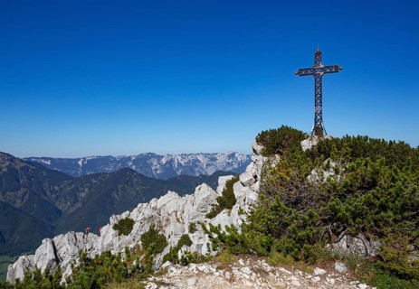 Via ferrata to the summit cross