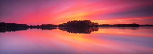 Sunset at the Great Lychen Lake