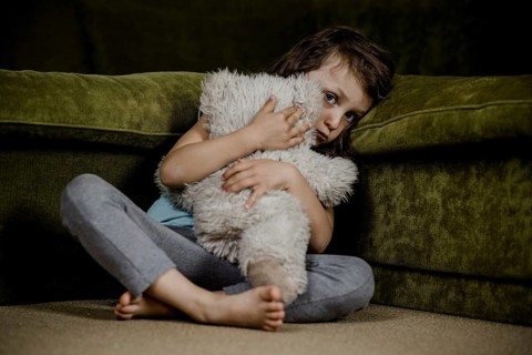 Child is afraid