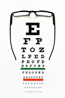 Eye Chart and Glasses