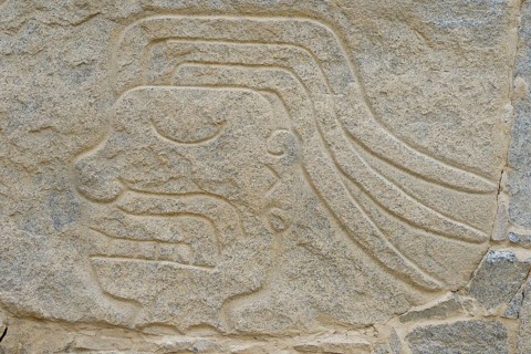 Representation of a decapitated man