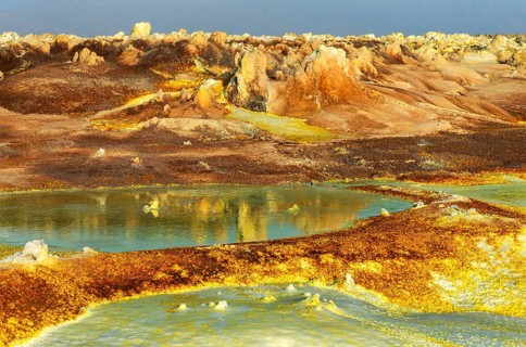 Hot mineral springs