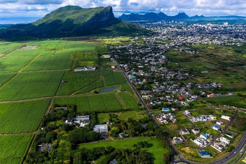 Aerial view of the Mountain Corps de Grande