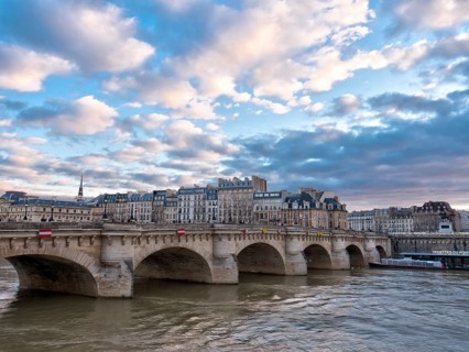 Pont Neuf Bridge and River Seine