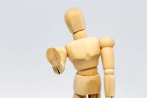 Wooden doll