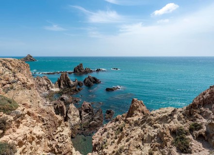 Rugged rocky coast