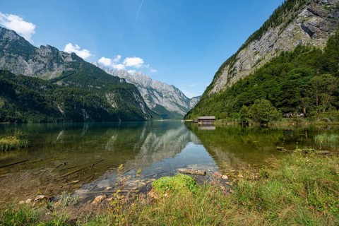Mountains reflected in the lake