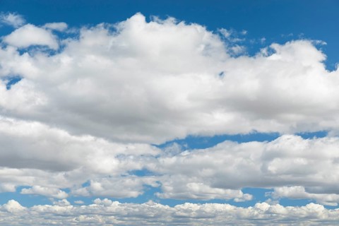Cloud formations over the Firth of Thames