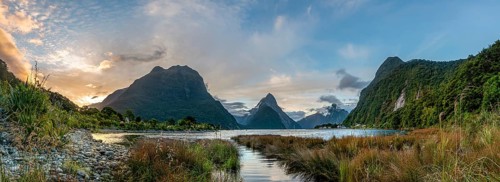 Mitre Peak and Mount Philipps
