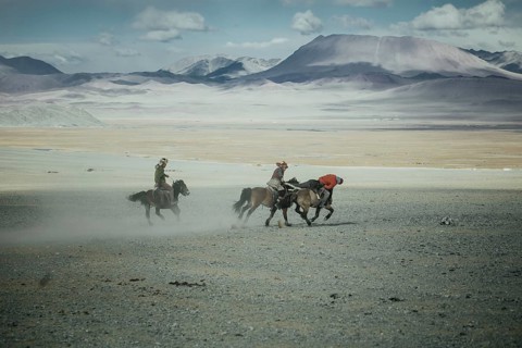 Festival of eagle hunters in Olgii Province