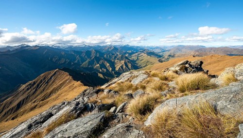 Mountain views from the summit of Ben Lomond