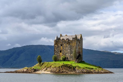 Castle Stalker in Loch Laich