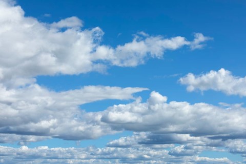 Cloud formations over the Firth of Thames