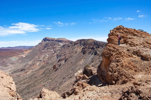 View from Sombrero de Chasna to the Canadas