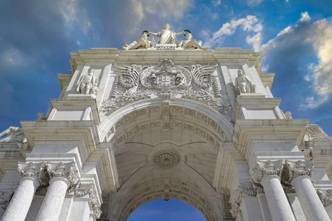 Rua Augusta Arch or Arco da Vitoria