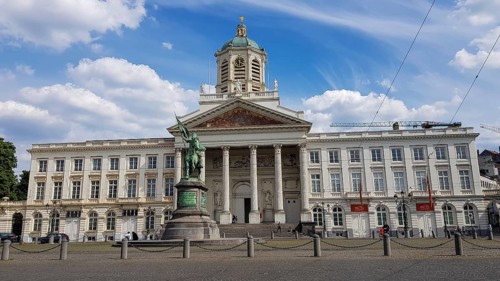 Place Royale and the statue of Godfrey of Bouillon