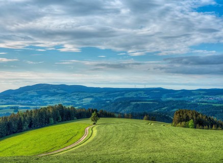 May landscape with views of Kandel and St