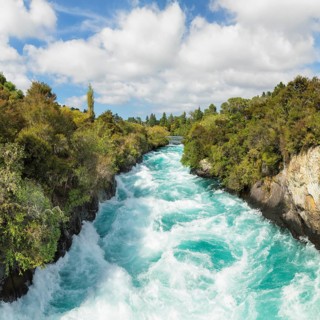 Huka Falls Waterfall