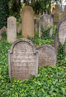 Tombstone at Jewish Cemetery