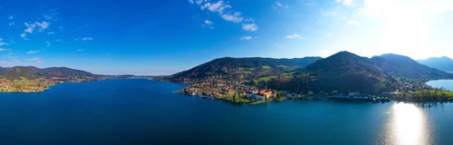 Panoramic view Tegernsee
