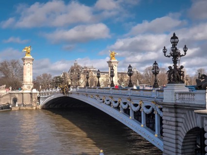 Pont Alexandre III Bridge over the Seine