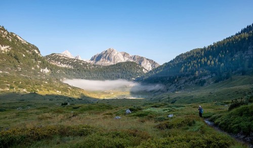 Funtensee in the morning fog