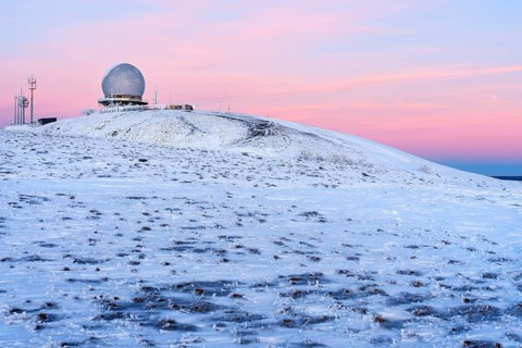 Wasserkuppe in winter