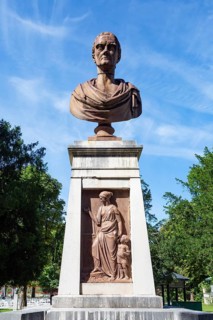 Wirer monument in the spa gardens
