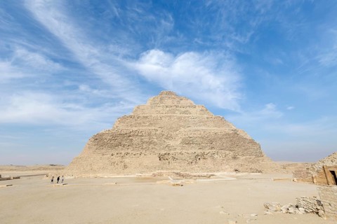 The stepped pyramid of Djoser
