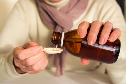 Syrup bottle