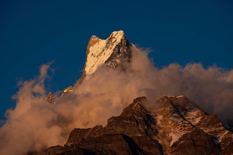 Machapuchare in the evening light