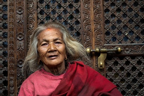 Portrait of an older woman