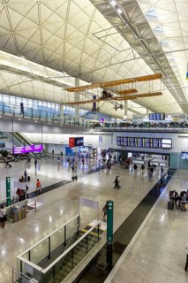 Terminal of Hong Kong Chek Lap Kok Airport