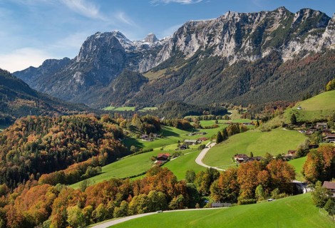 Village overview with Reiteralpe