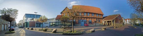 Helicopter Museum Panorama Autumn Bueckeburg Germany